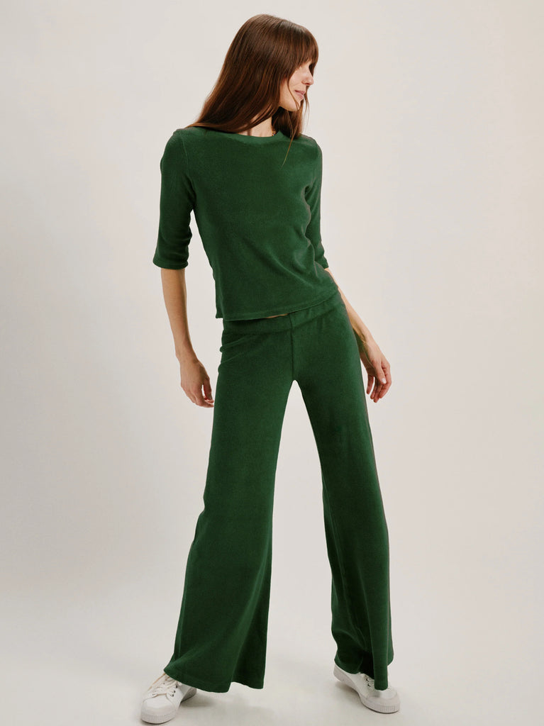 Low Waist Velour flare