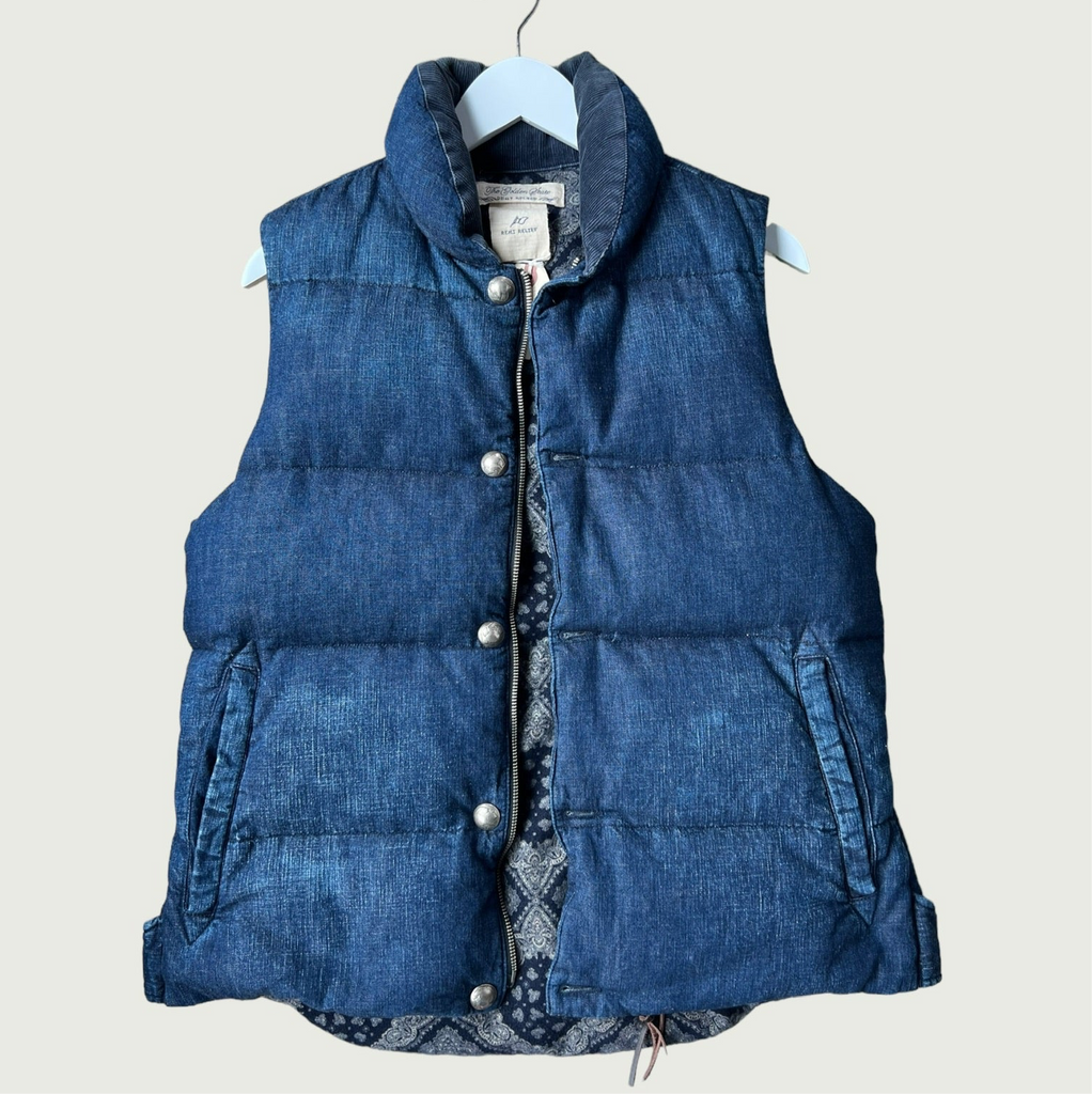 Vintage denim vest