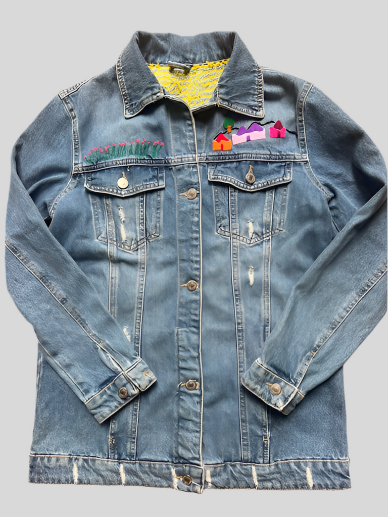 Denim EmbroideredJacket