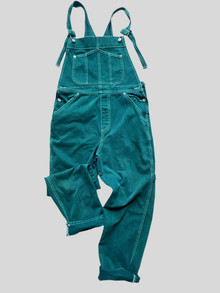 Vintage Green Overalls
