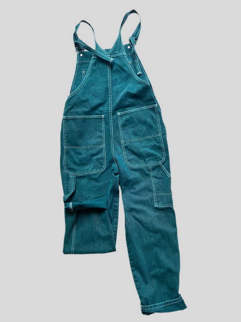 Vintage Green Overalls