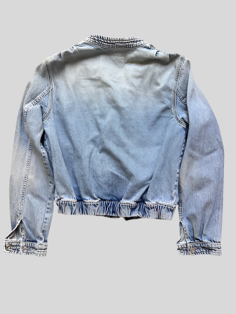Cropped Denim Kacket