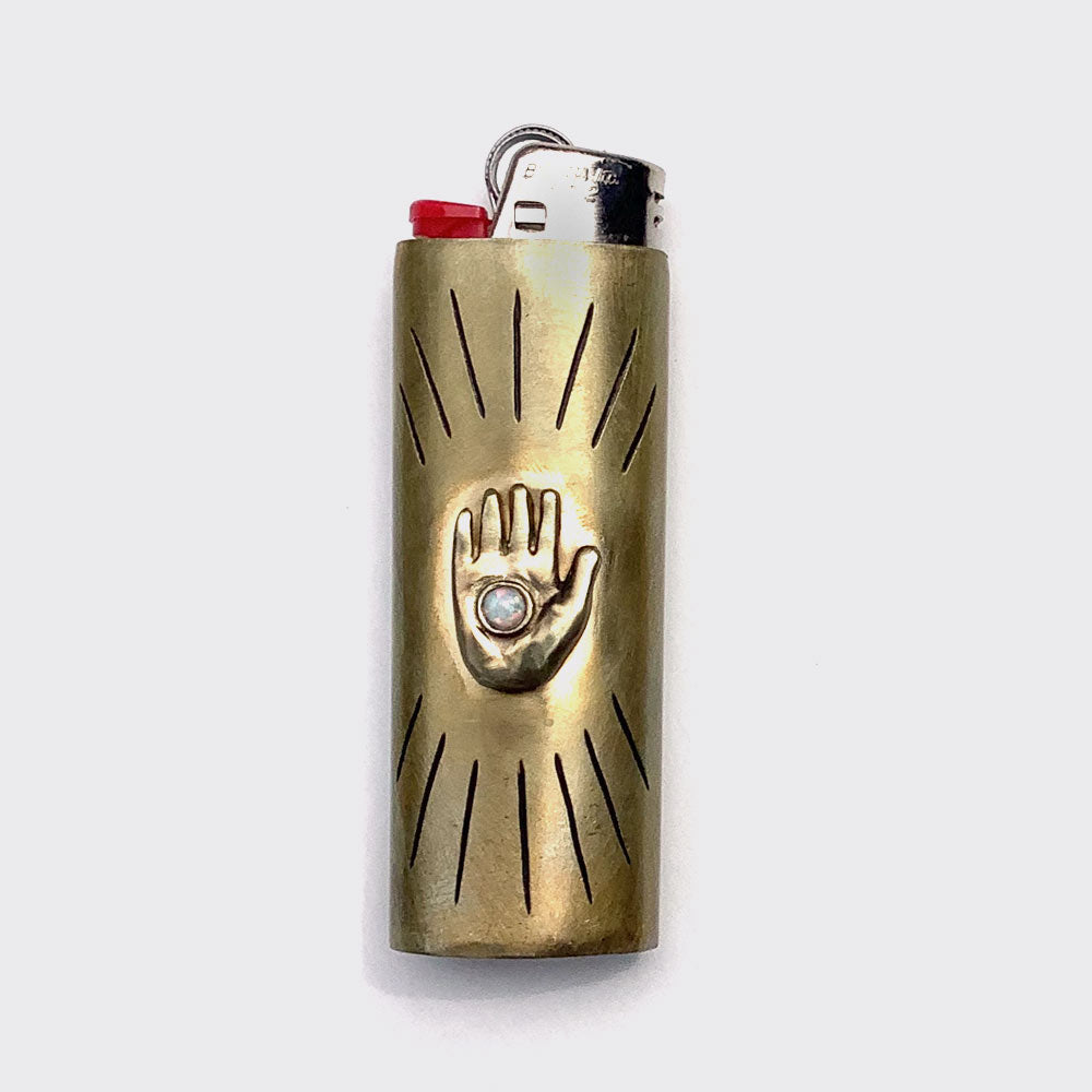 Brass lighter case