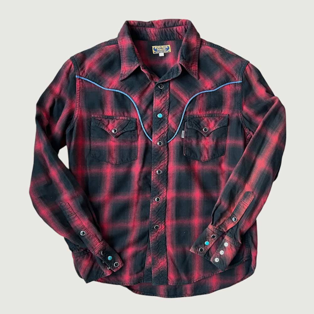 Vintage plaid cowboy shirt