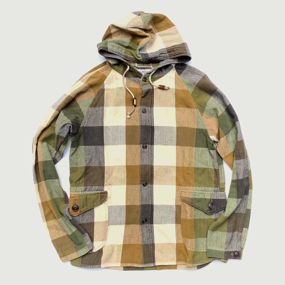 Vintage flannel hoodie