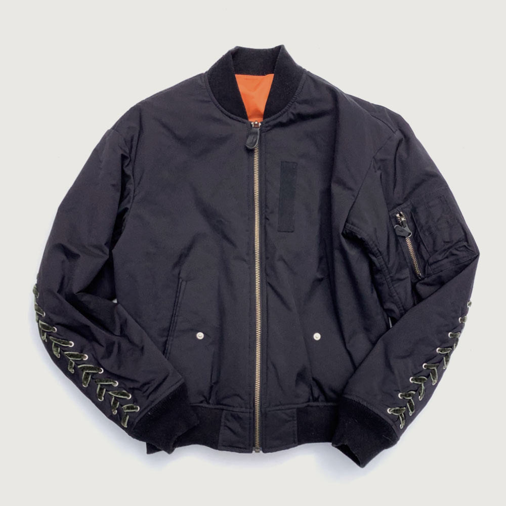 Lace up bomber