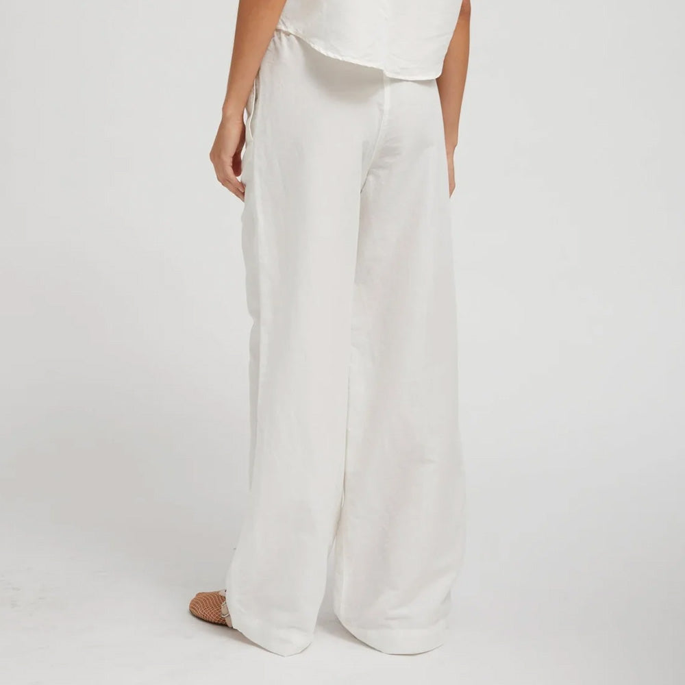 Linen drawstring pants