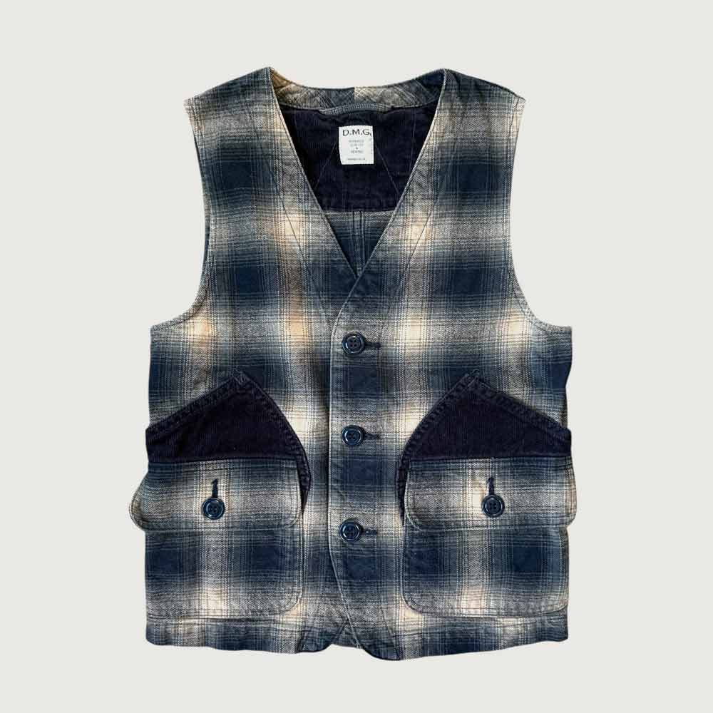 Vintage plaid vest