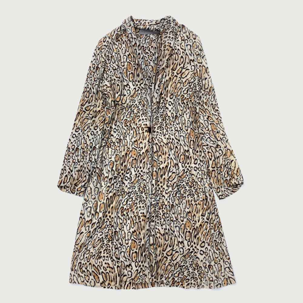 Raquel Allegra leopard jacket