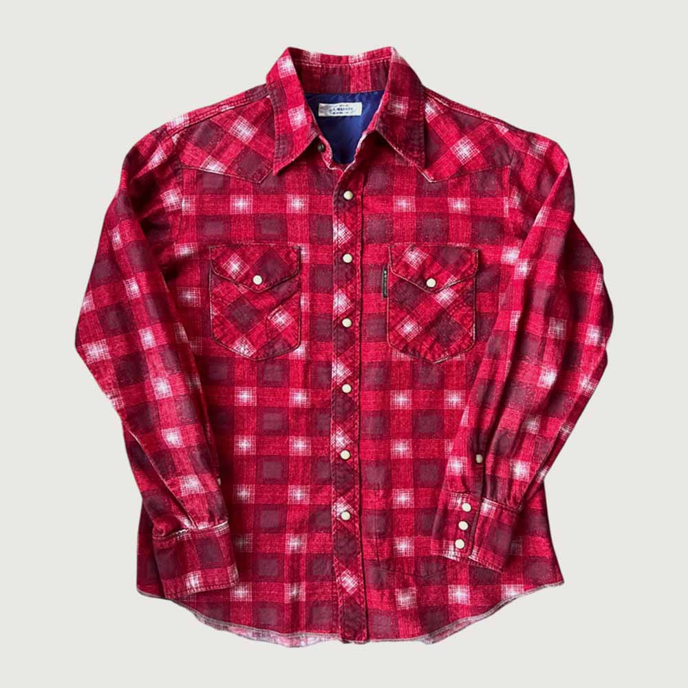 Vintage red flannel