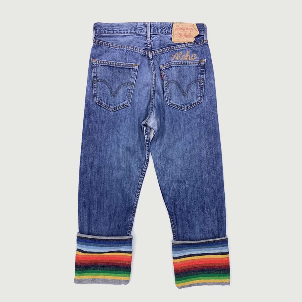 Vintage serape levi's