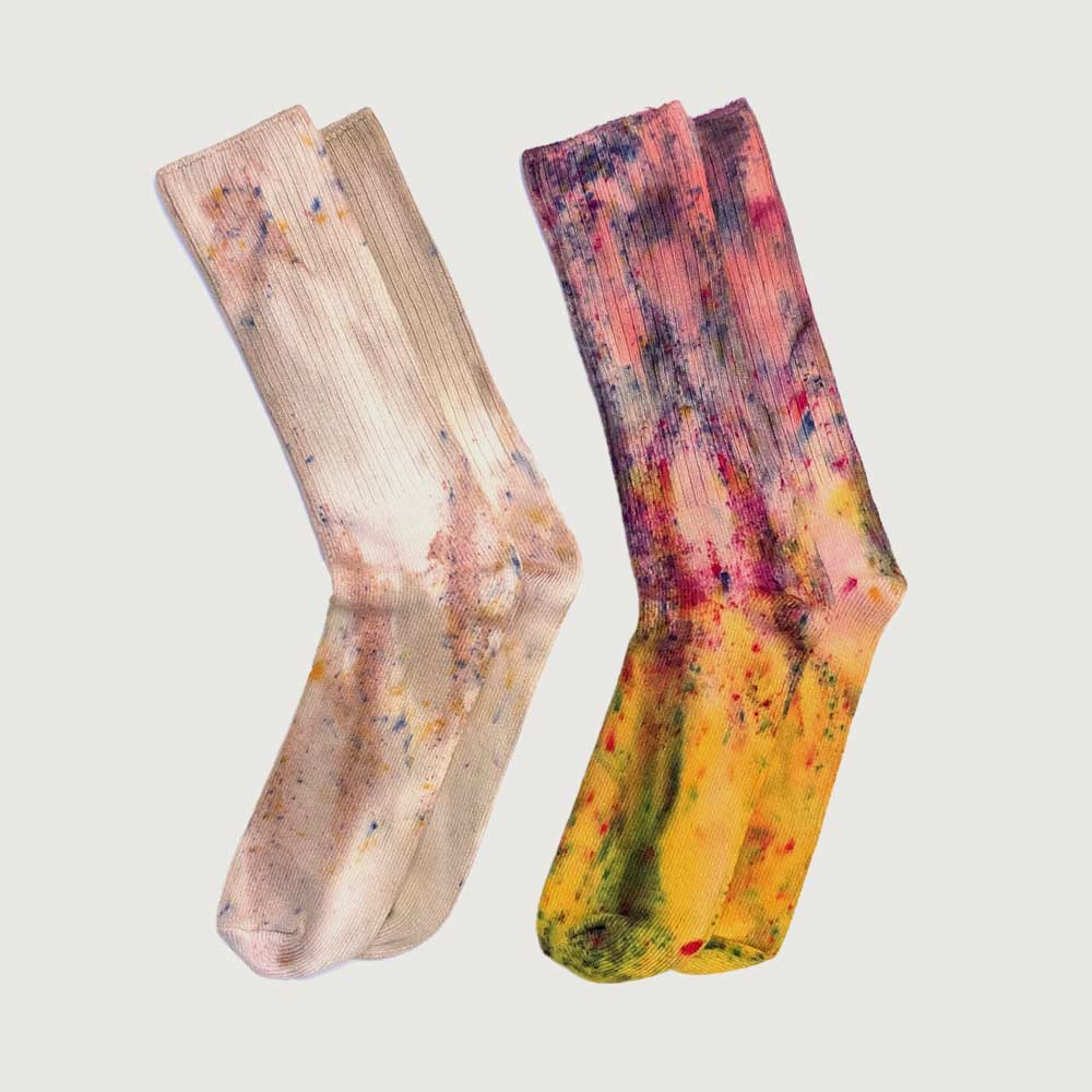 Tie dye socks