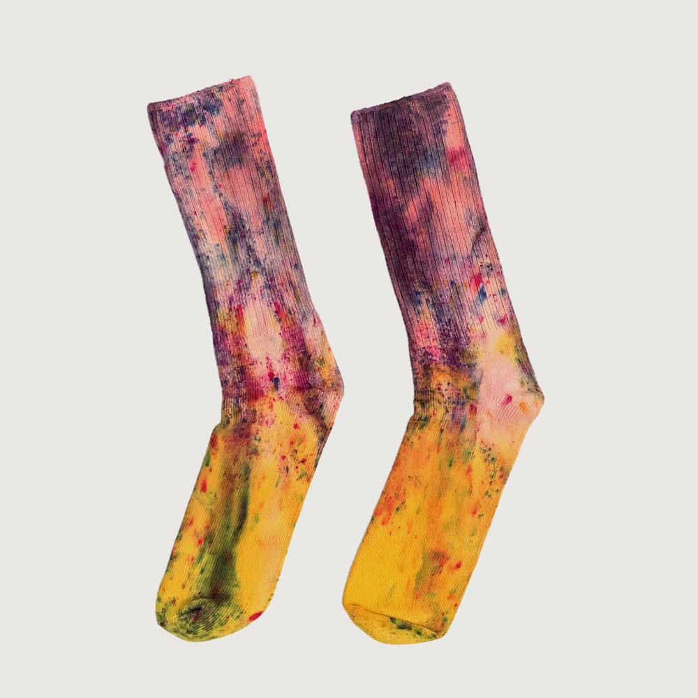 Tie dye socks