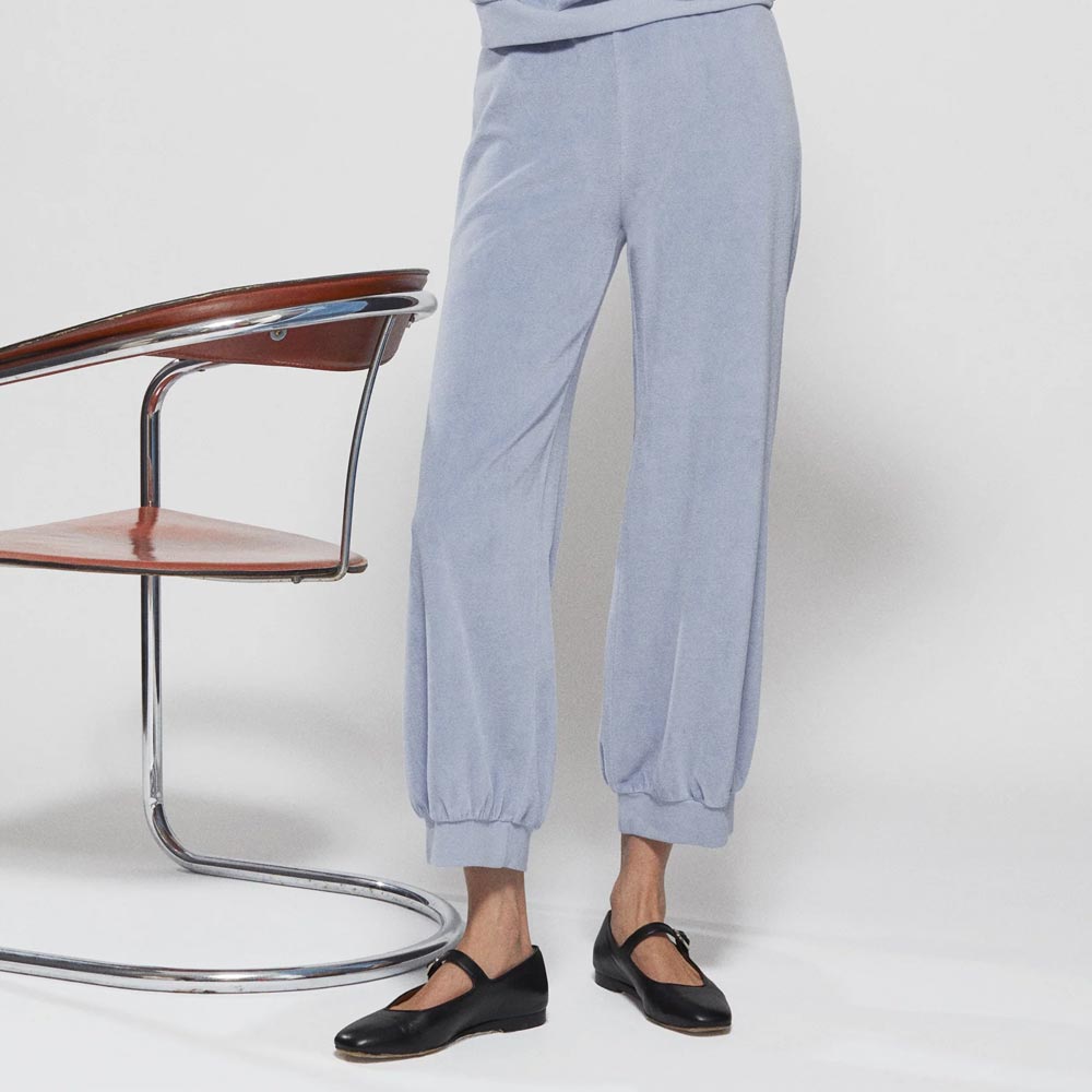 Velour harem pants