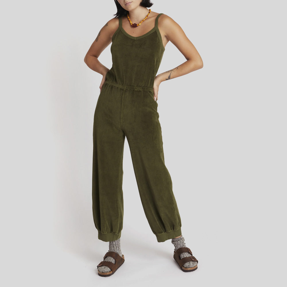 Velour jumpsuit