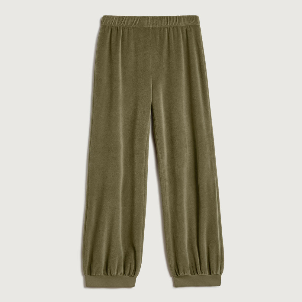 Velour harem pants