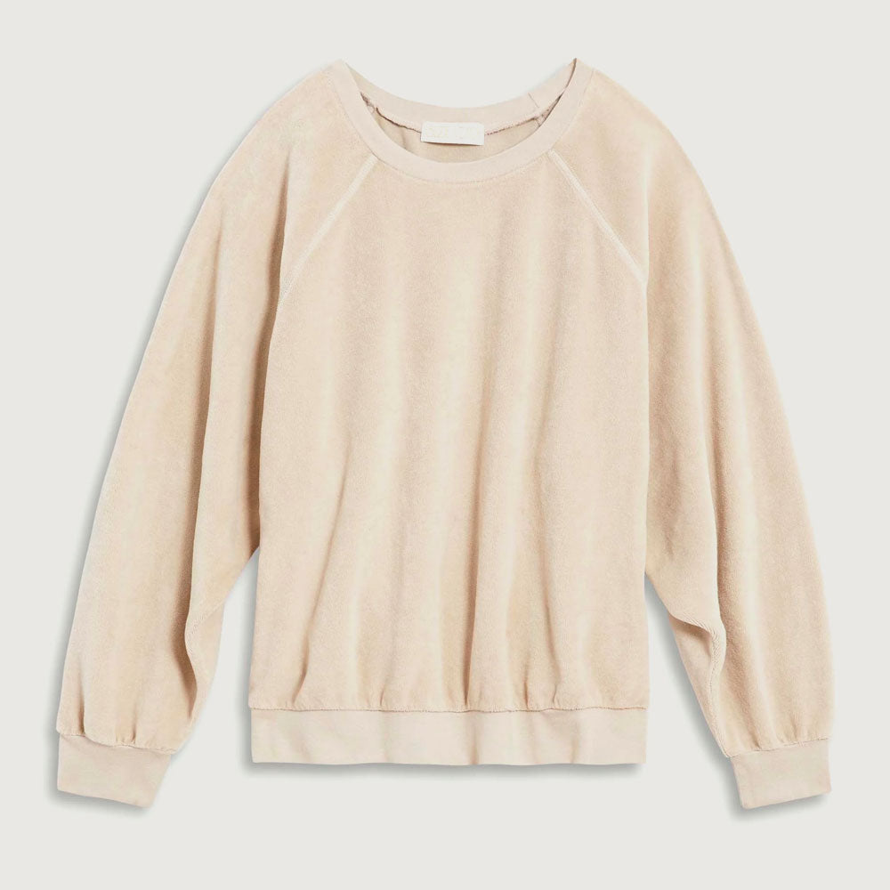 Velour sweatshirt