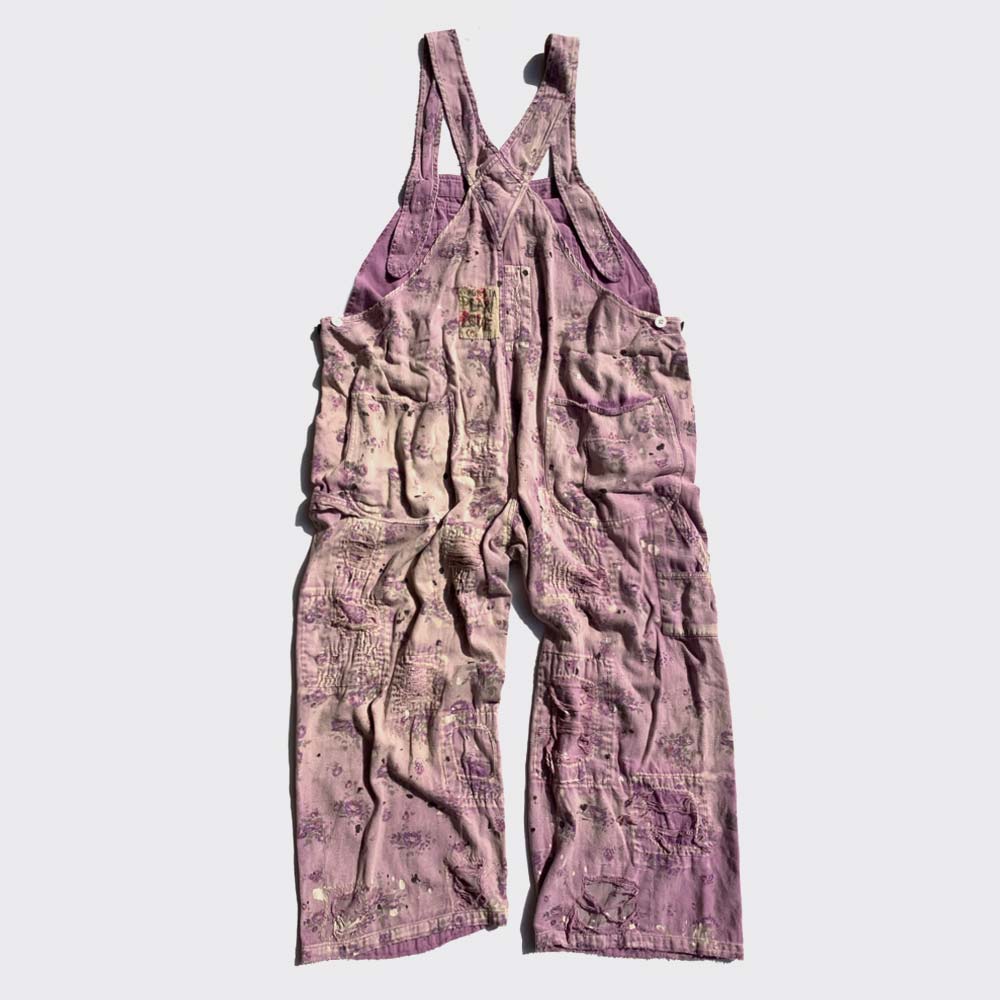 Floral overalls